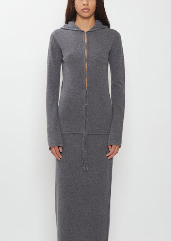 Hook and Eye Merino Wool Cardigan