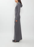Long Straight Merino Wool Skirt