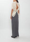 Draped Ruffle Lace Blouse