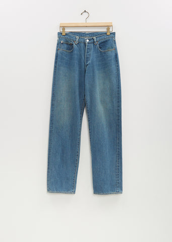 Vintage Reproduction Denim Jeans — Light Indigo