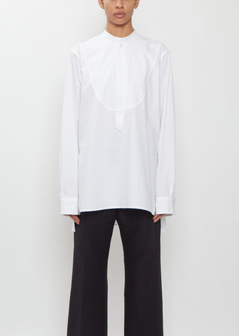 Blain Cotton Poplin Bib Shirt