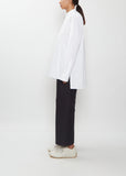 Blain Cotton Poplin Bib Shirt