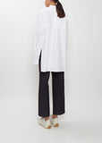 Blain Cotton Poplin Bib Shirt