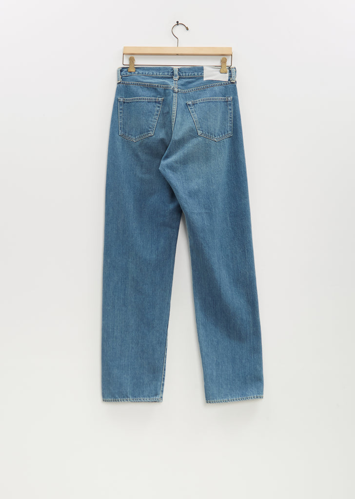 Vintage Reproduction Denim Jeans — Light Indigo
