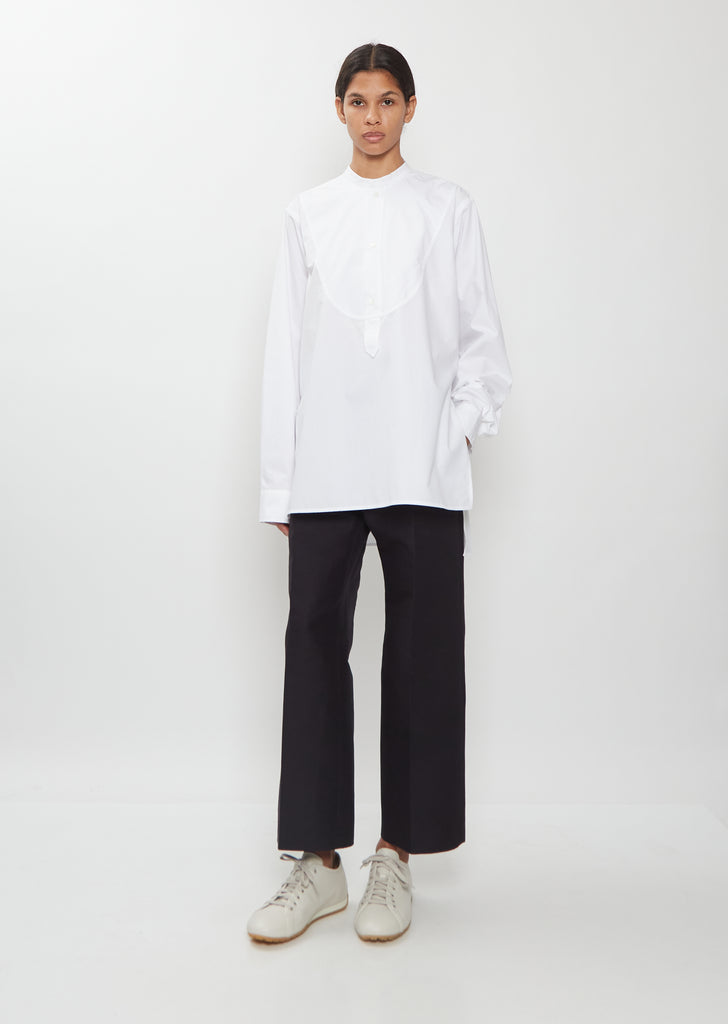 Blain Cotton Poplin Bib Shirt