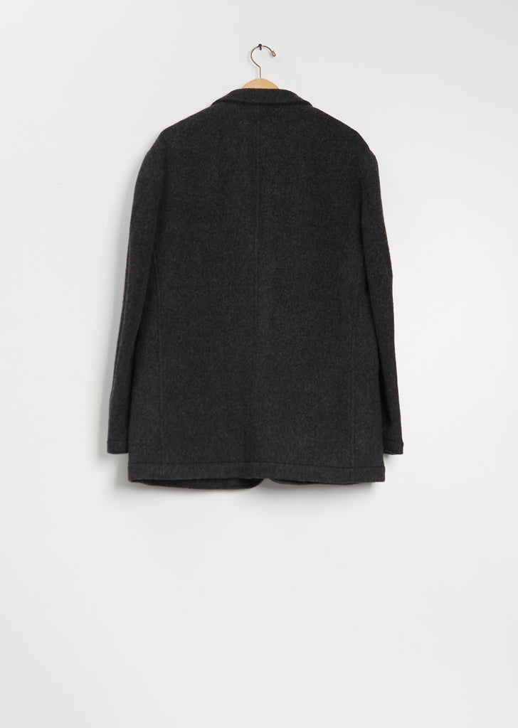 Stretch Wool Herringbone Jacket