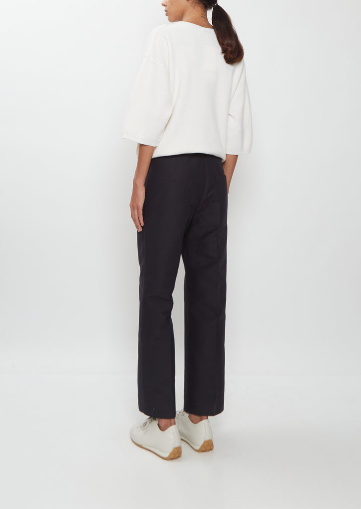 Port Cotton Duchesse Slim Pants
