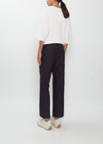 Port Cotton Duchesse Slim Pants