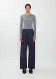 Pinot Winter Cotton Pants — Dark Navy