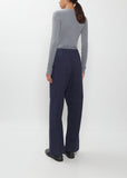 Pinot Winter Cotton Pants — Dark Navy