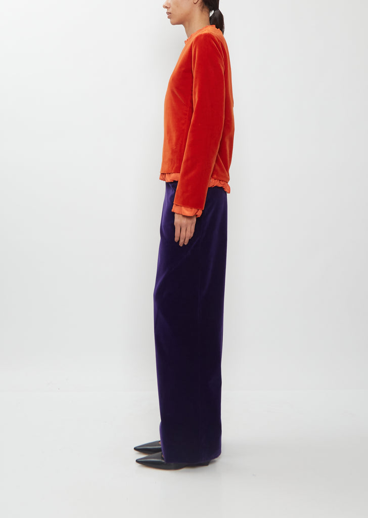 Cotton Velvet Pant