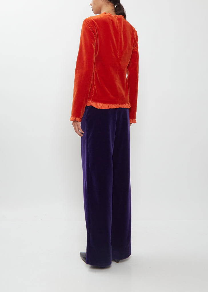 Cotton Velvet Pant