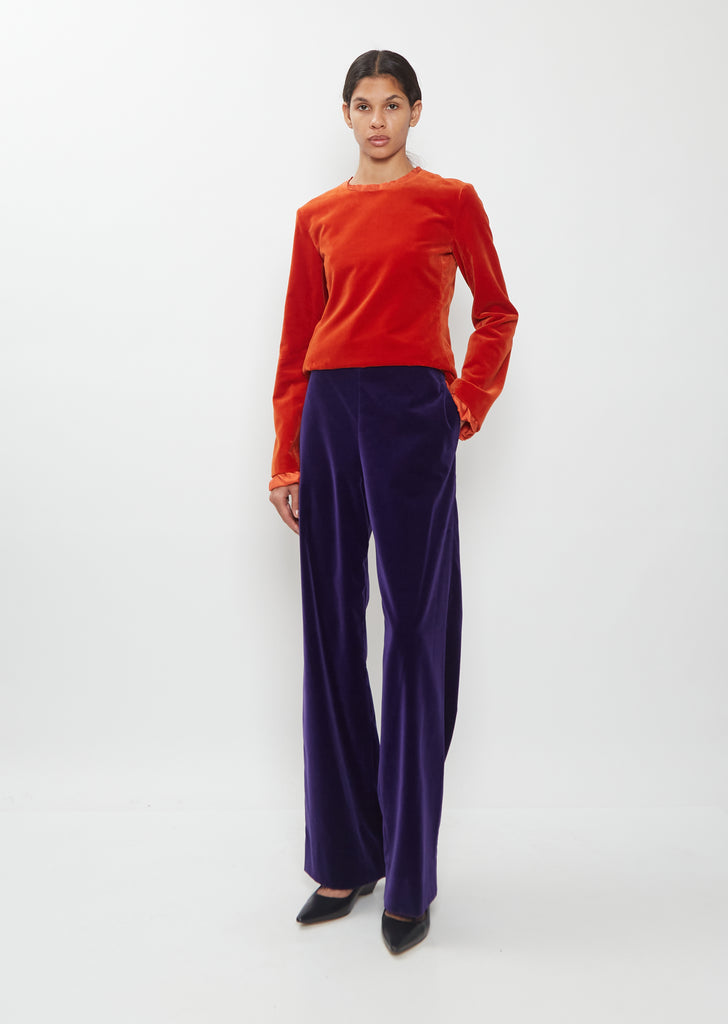 Cotton Velvet Pant
