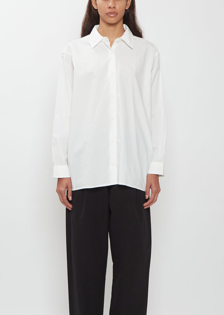 Naomi Light Cotton Shirt — White