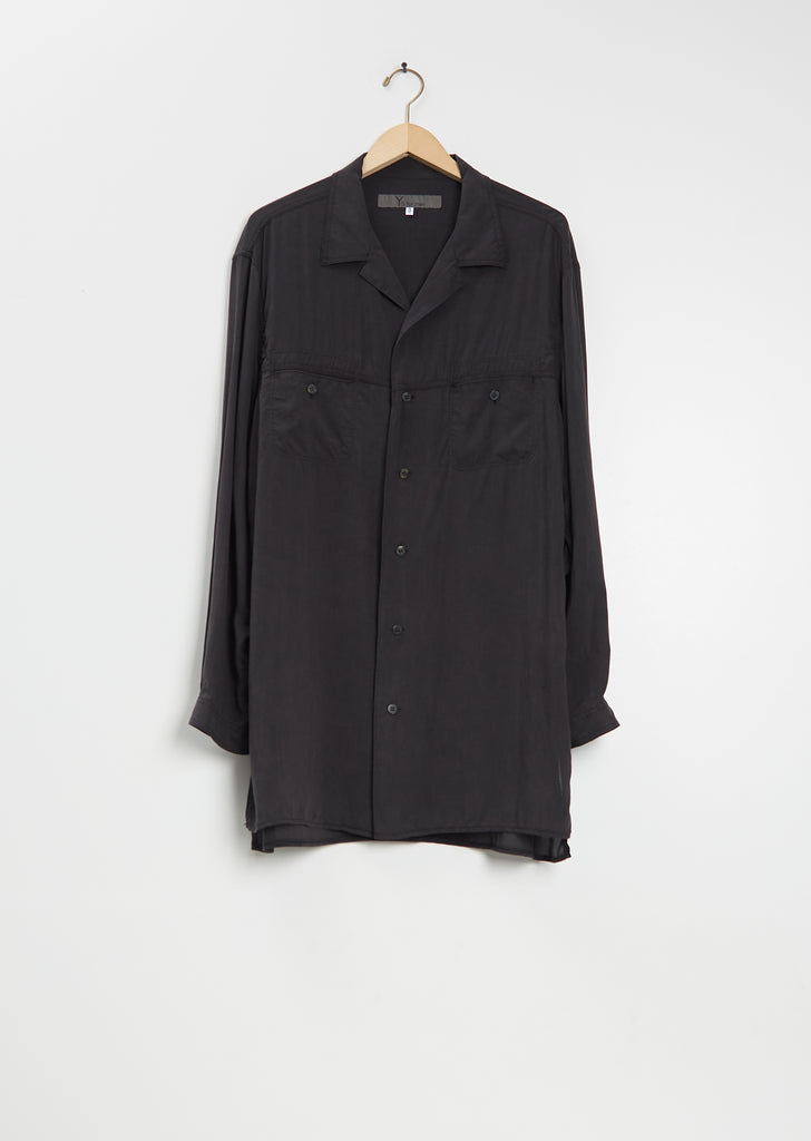 Fluid Notched Collar Shirt