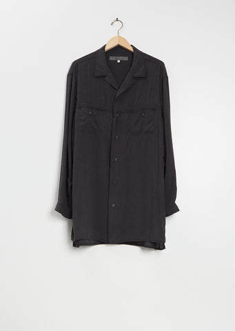 Fluid Notched Collar Shirt