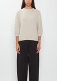Momo Cashmere Silk Sweater — Storm