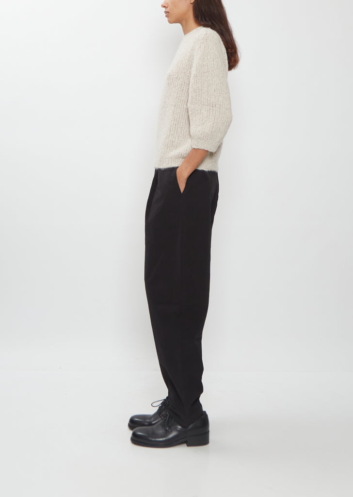 Momo Cashmere Silk Sweater — Storm