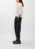 Momo Cashmere Silk Sweater — Storm