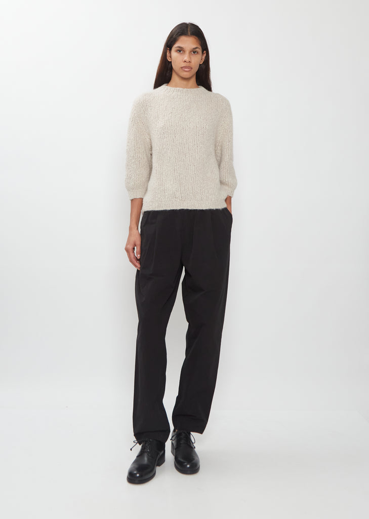 Momo Cashmere Silk Sweater — Storm