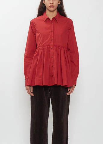 Haloe Chalk Poplin Shirt