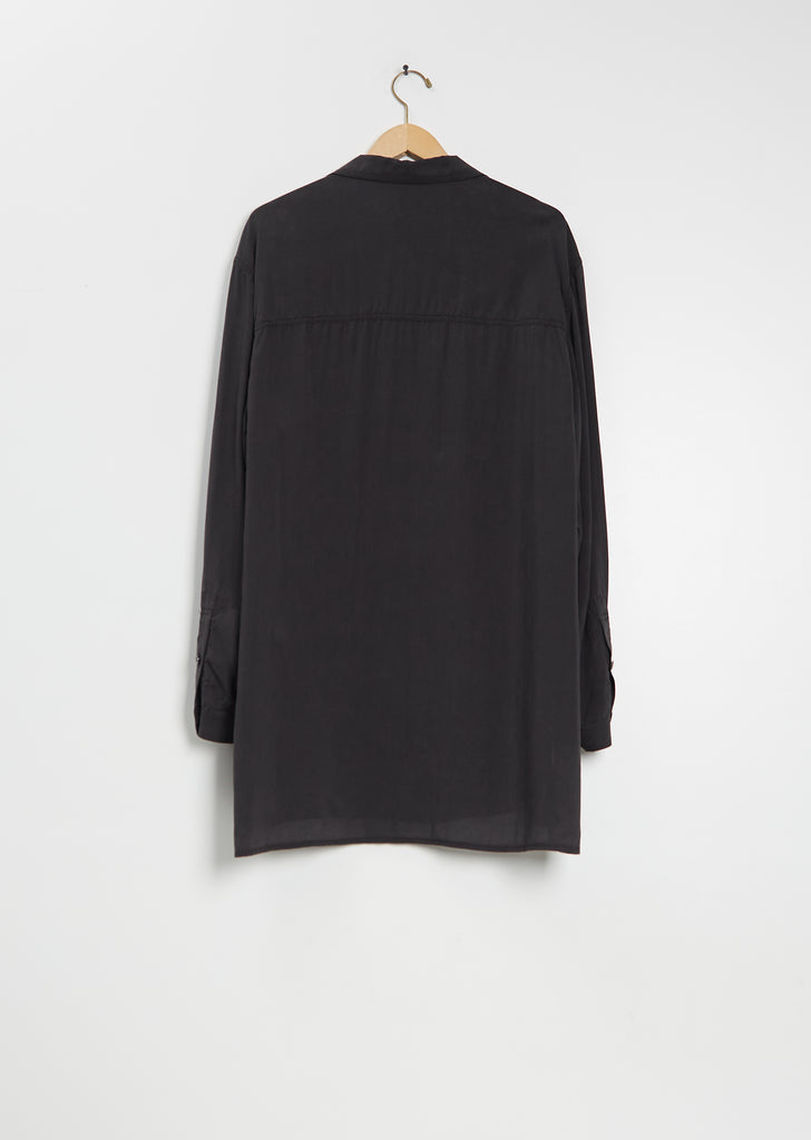Fluid Notched Collar Shirt