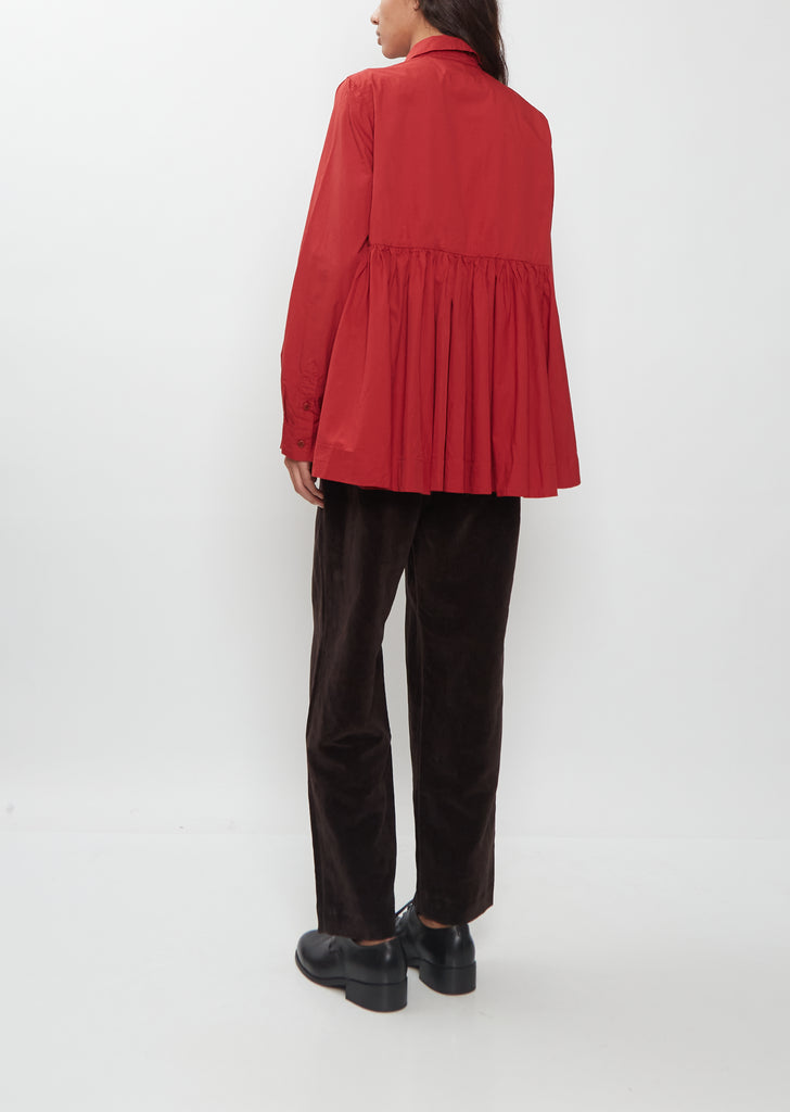 Haloe Chalk Poplin Shirt