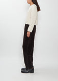 Cloud Cashmere Silk Pattern Sweater — Ivory