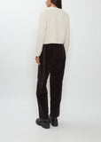 Cloud Cashmere Silk Pattern Sweater — Ivory