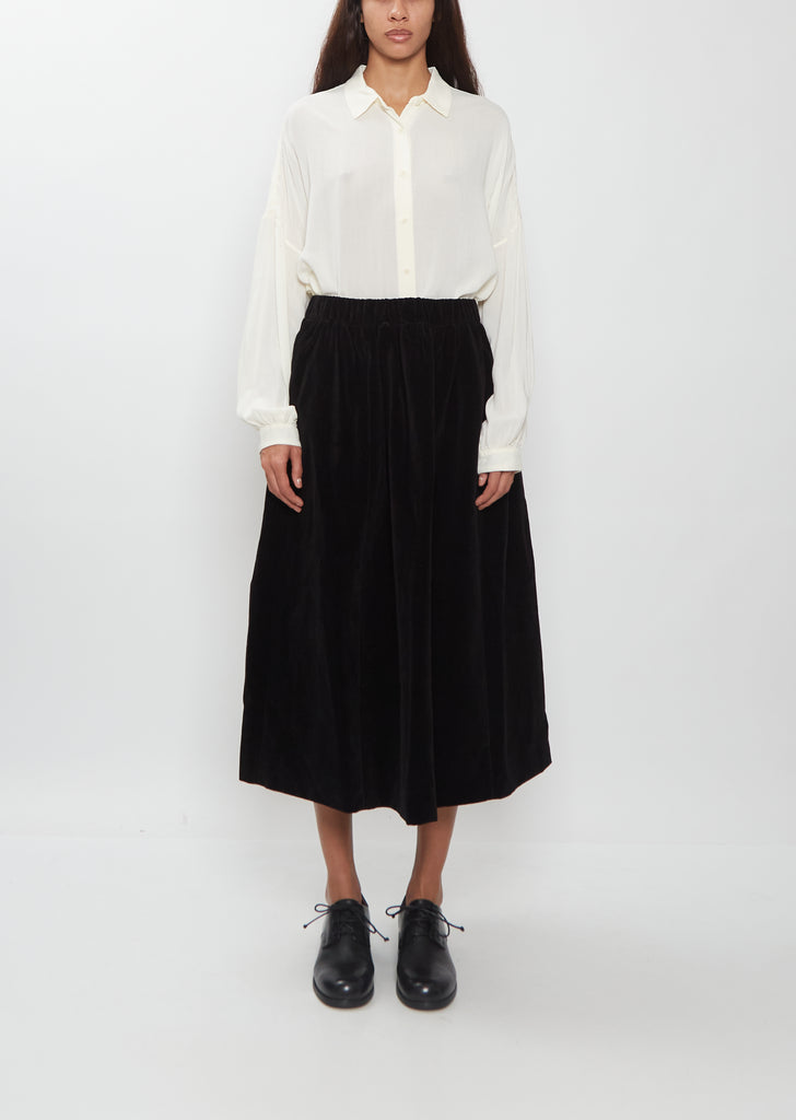 Ghosty Mid Velvet Skirt