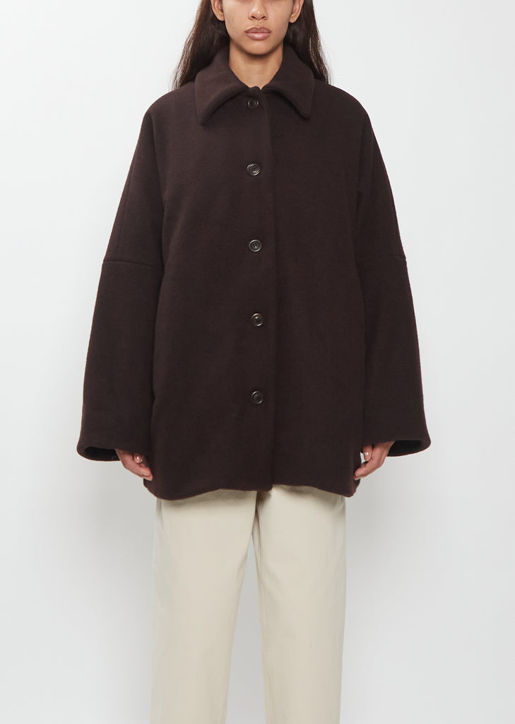 Triangle Cashmere Coat