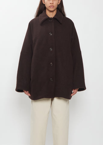 Triangle Cashmere Coat