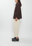 Naomi Light Cotton Shirt — Dark Brown