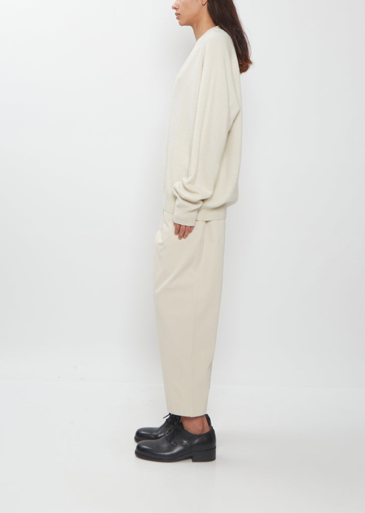 Johnny Cashmere Sweater — Chalk
