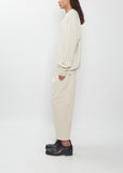 Johnny Cashmere Sweater — Chalk