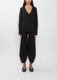 Merino Wool Alpaca Taper Pants