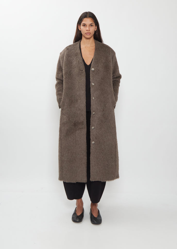 Suri Alpaca Shoulders Coat
