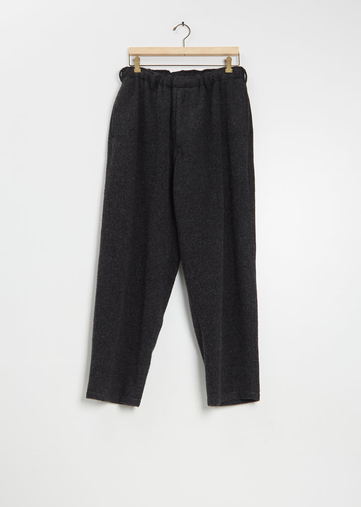 Stretch Wool Herringbone Pants
