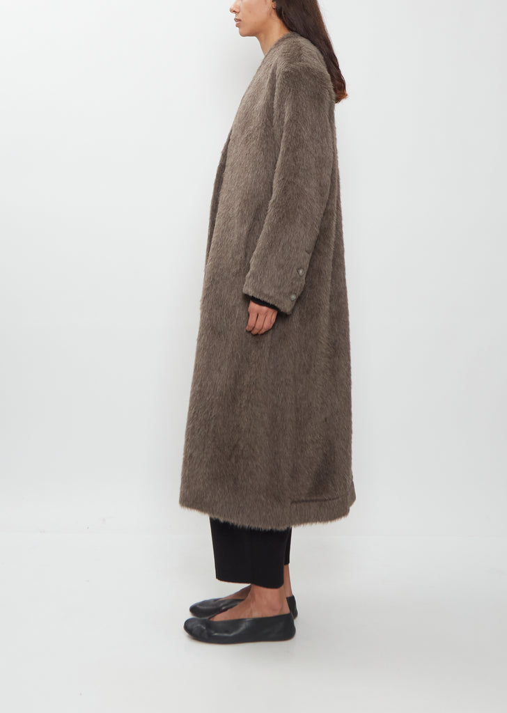 Suri Alpaca Shoulders Coat