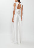 Feline Silk Gown — Ivory