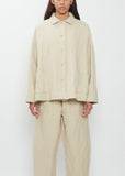 Wool Cotton Collared Jacket