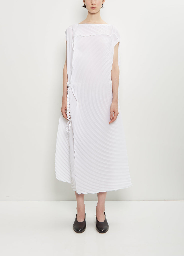 Paper Bag Pleats Dress