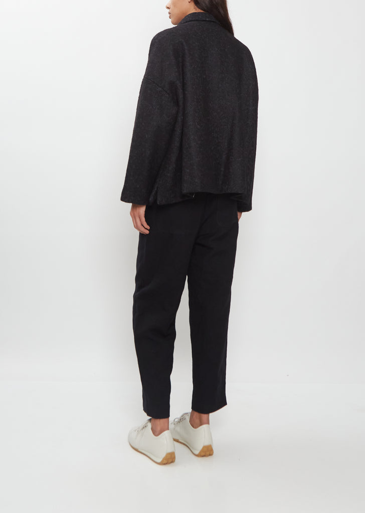Cotton Wool Herringbone Jacket