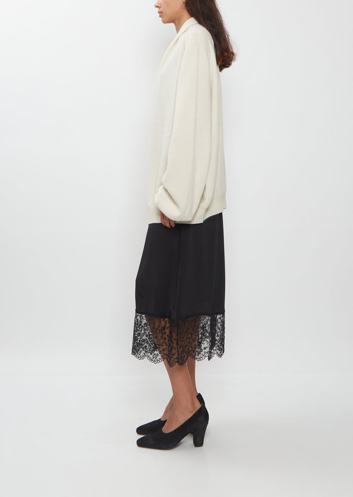 Gypsy Cashmere Cardigan — Chalk