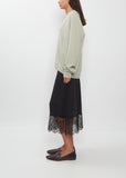 Johnny Cashmere Sweater — Sage