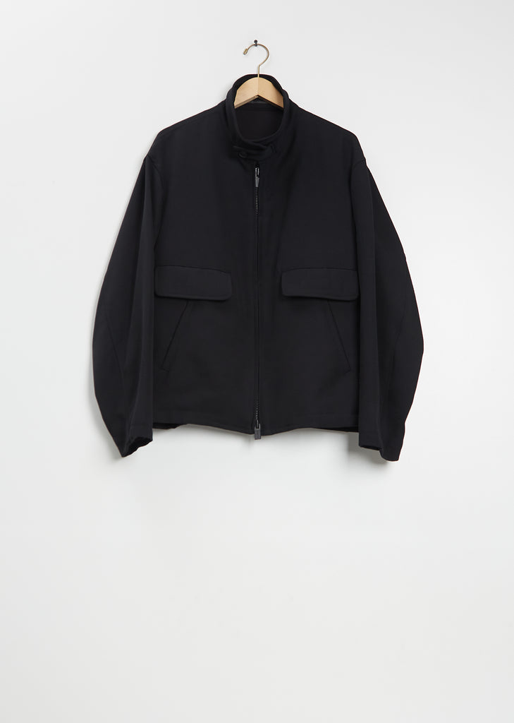 Tab Collar Wool Blouson