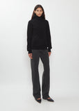 Mini High-Neck Baby Cashmere Sweater