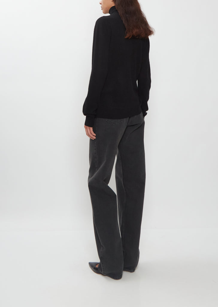 Mini High-Neck Baby Cashmere Sweater