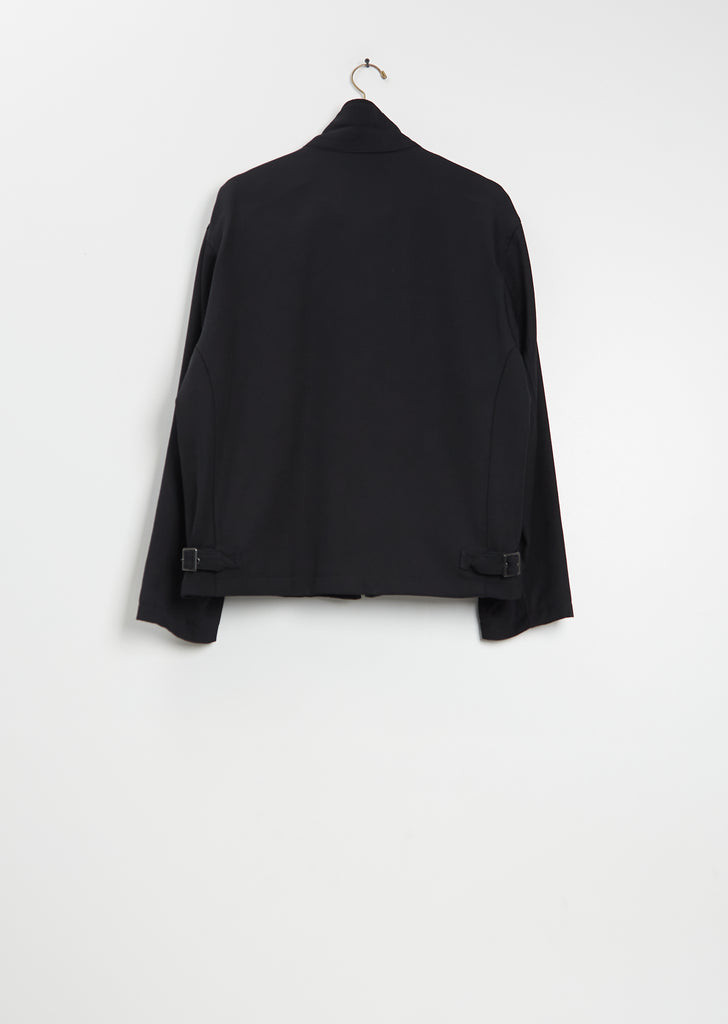 Tab Collar Wool Blouson