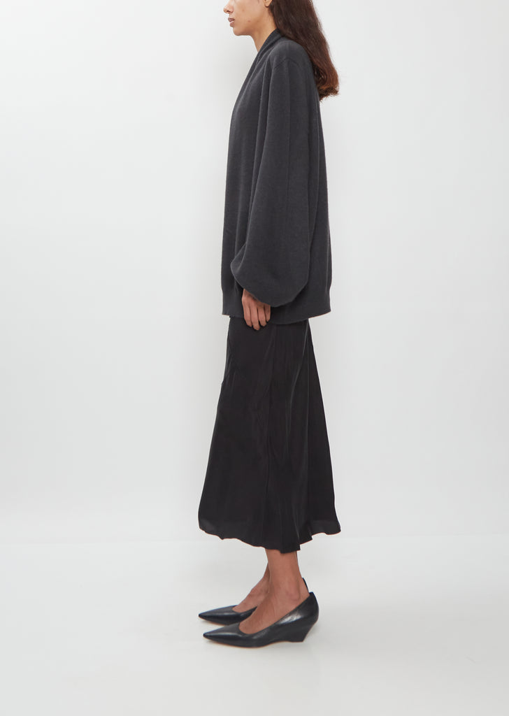 Gypsy Cashmere Cardigan — Charcoal